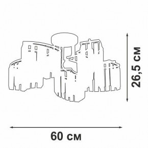 Потолочная люстра Vitaluce V5884 V5884-0/5PL в Камышлове - kamyshlov.mebel24.online | фото 3