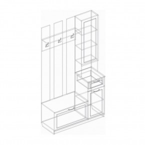 Прихожая "ПФ-07" Филадельфия в Камышлове - kamyshlov.mebel24.online | фото 2