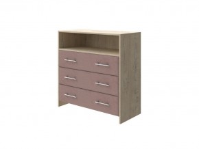 PROxSON Комод Varna (ЛДСП Бунратти+ткань Бунратти/Ultra Горячий шоколад) 90x40 в Камышлове - kamyshlov.mebel24.online | фото