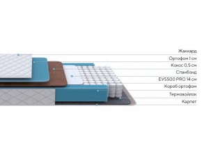 PROxSON Матрас FIRST Cocos Flat M (Ткань Синтетический жаккард) 120x190 в Камышлове - kamyshlov.mebel24.online | фото 2