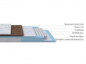 PROxSON Матрас Медвежонок (Cotton Little PROSON) 60x150 в Камышлове - kamyshlov.mebel24.online | фото 2