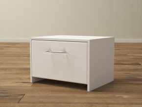 PROxSON Тумба Varna (ЛДСП Белая+экокожа Белый/Белый) 51x40 в Камышлове - kamyshlov.mebel24.online | фото