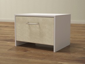 PROxSON Тумба Varna (ЛДСП Белая+ткань Белый/Savana Milk (молочный)) 51x40 в Камышлове - kamyshlov.mebel24.online | фото