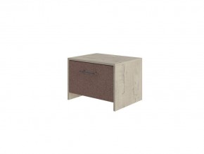 PROxSON Тумба Varna (ЛДСП+ткань Бунратти/Tesla Брауни) 51x40 в Камышлове - kamyshlov.mebel24.online | фото