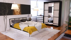 Сакура спальня № 1 Комод + Зеркало + Кровать 1600 + Тумба + Шкаф-купе 1500, сп.м. 1600х2000 мм., б/м, основание есть, ун. сб. в Камышлове - kamyshlov.mebel24.online | фото 5