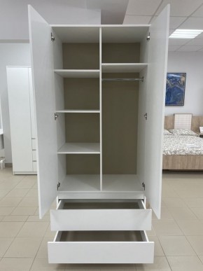 Шкаф 2-ств. с 2 ящиками "Бьянко" в Камышлове - kamyshlov.mebel24.online | фото 2