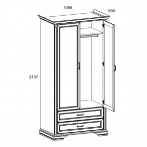 Шкаф 2DG2S, MONAKO, цвет Сосна винтаж/дуб анкона в Камышлове - kamyshlov.mebel24.online | фото 3