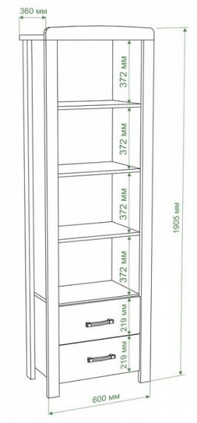 Шкаф для белья Бартоло ВТД-ГФ в Камышлове - kamyshlov.mebel24.online | фото 2