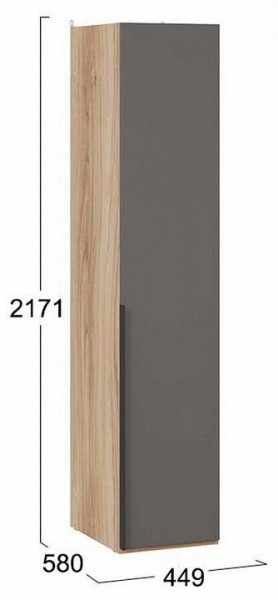 Шкаф для белья Порто СМ-393.07.001 в Камышлове - kamyshlov.mebel24.online | фото 3