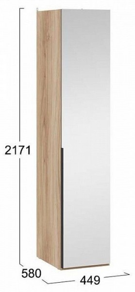 Шкаф для белья Порто СМ-393.07.002 в Камышлове - kamyshlov.mebel24.online | фото 4