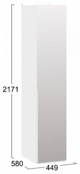 Шкаф для белья Порто СМ-393.07.002 в Камышлове - kamyshlov.mebel24.online | фото 4