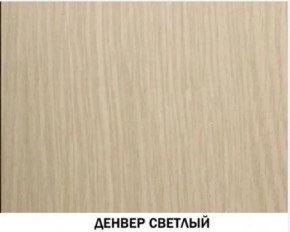 Шкаф для одежды №614 "Инна" Денвер светлый (*без полок) в Камышлове - kamyshlov.mebel24.online | фото 2
