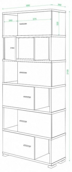 Шкаф комбинированный Домино СБ-30/6 в Камышлове - kamyshlov.mebel24.online | фото 3