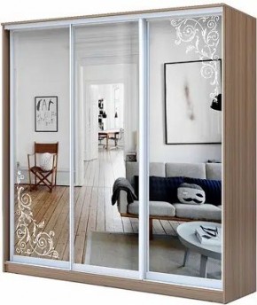 Шкаф-купе ХИТ 23-20/2-656 ОРНАМЕНТ в Камышлове - kamyshlov.mebel24.online | фото