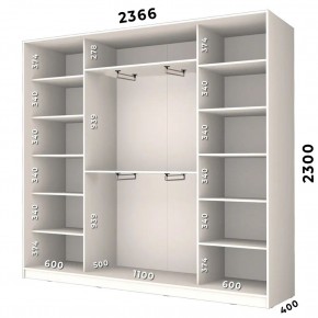 Шкаф-купе ХИТ 23-4-24/2-5555 (420) в Камышлове - kamyshlov.mebel24.online | фото 2