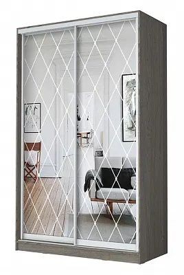 Шкаф-купе ХИТ 24-4-17-66 РОМБ БОЛЬШОЙ в Камышлове - kamyshlov.mebel24.online | фото