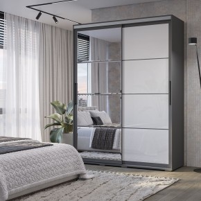 Шкаф-купе Крафт-6 1.6 м ШКК-06 (графит) в Камышлове - kamyshlov.mebel24.online | фото