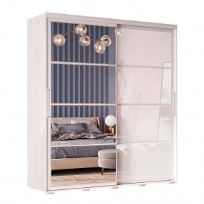 Шкаф-купе Крафт-6 1.6 м ШКК-06 (ясень белый) в Камышлове - kamyshlov.mebel24.online | фото 3