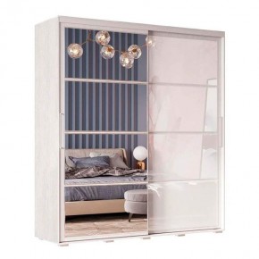 Шкаф-купе Крафт-6 (Ясень Белый) в Камышлове - kamyshlov.mebel24.online | фото 3