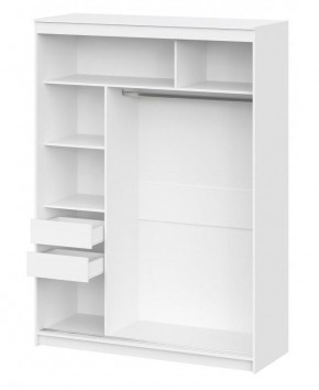 Шкаф-купе ШКП 3 Серия 2 (1600) Белый текстурный в Камышлове - kamyshlov.mebel24.online | фото 2