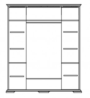 Шкаф Лика с зеркалом (ММ 137-01/04) в Камышлове - kamyshlov.mebel24.online | фото 4
