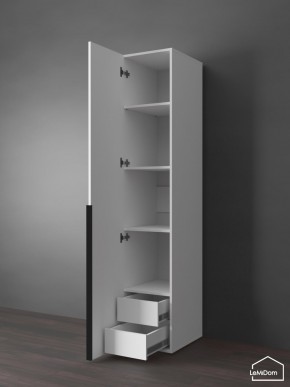 Шкаф Linnea MHR-1-4 2050х400х510 (Белый-М 11.1.1) в Камышлове - kamyshlov.mebel24.online | фото 6