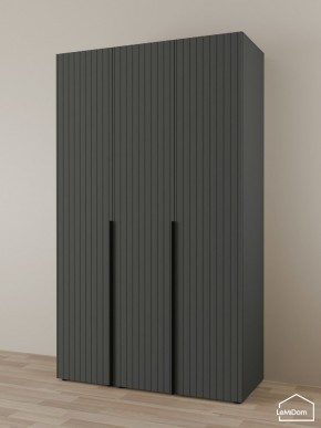 Шкаф Linnea MHR-3-1 2050х1200х510 (Графит-М 11.1.25) в Камышлове - kamyshlov.mebel24.online | фото 1