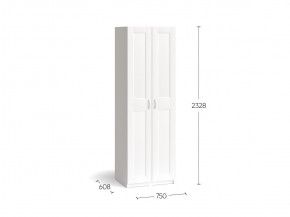 Шкаф МАКС двухдверный, цвет белый в Камышлове - kamyshlov.mebel24.online | фото 3