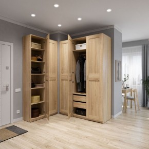Шкаф МАКС однодверный узкий, цвет Дуб Сонома в Камышлове - kamyshlov.mebel24.online | фото 4