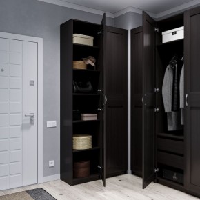 Шкаф МАКС однодверный узкий, цвет Дуб Венге в Камышлове - kamyshlov.mebel24.online | фото 4