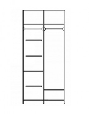 Шкаф Нинель ММ-167-01/03 в Камышлове - kamyshlov.mebel24.online | фото 3