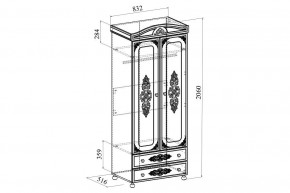 Шкаф платяной Ассоль АС-02 в Камышлове - kamyshlov.mebel24.online | фото 5