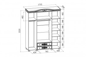 Шкаф платяной Ассоль АС-28 в Камышлове - kamyshlov.mebel24.online | фото 4