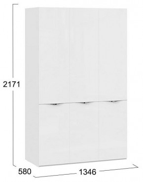 Шкаф платяной Глосс СМ-319.07.431 в Камышлове - kamyshlov.mebel24.online | фото 4