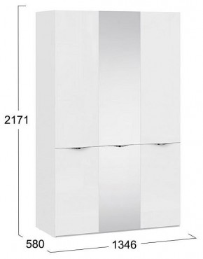 Шкаф платяной Глосс СМ-319.07.432 в Камышлове - kamyshlov.mebel24.online | фото 4