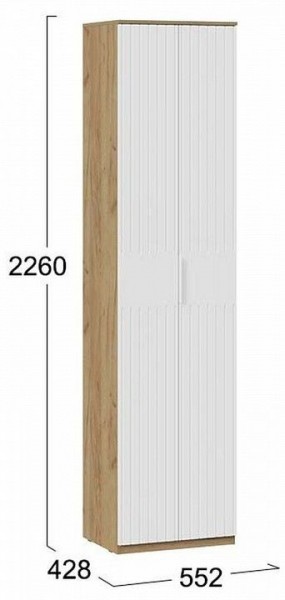 Шкаф платяной Хилтон Исп. 2 в Камышлове - kamyshlov.mebel24.online | фото 7