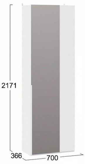 Шкаф платяной Порто СМ-393.07.232 в Камышлове - kamyshlov.mebel24.online | фото 4