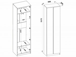Шкаф платяной ШО-4 в Камышлове - kamyshlov.mebel24.online | фото 8