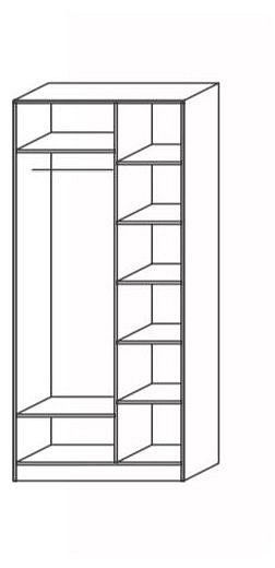 Шкаф платяной Венеция в Камышлове - kamyshlov.mebel24.online | фото 2