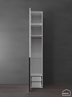 Шкаф с антресолью Linnea MHR-1A-3 2450х400х510 (Белый-М 11.1.2) в Камышлове - kamyshlov.mebel24.online | фото 5