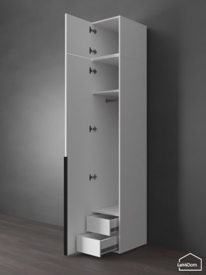 Шкаф с антресолью Linnea MHR-1A-3 2450х400х510 (Белый-М 11.1.2) в Камышлове - kamyshlov.mebel24.online | фото 6