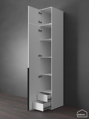 Шкаф с антресолью Linnea MHR-1A-4 2450х400х510 (Белый-М 11.1.2) в Камышлове - kamyshlov.mebel24.online | фото 5