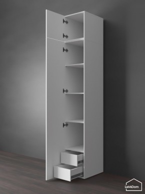 Шкаф с антресолью Linnea MHR-1POA-4 2450х400х510 (Белый-М 11.1.1) в Камышлове - kamyshlov.mebel24.online | фото 5