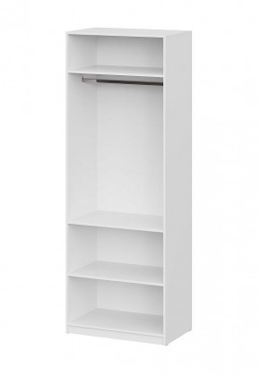 Шкаф ШК-5 + 2 полки (800) Белый текстурный в Камышлове - kamyshlov.mebel24.online | фото 3
