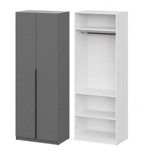 Шкаф ШК-5 + 2 полки (800) Графит серый в Камышлове - kamyshlov.mebel24.online | фото