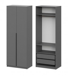 Шкаф ШК-5 + 2 полки + ящики (800) Графит в Камышлове - kamyshlov.mebel24.online | фото 1