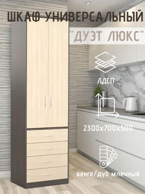 Шкаф универсальный Дуэт Люкс в Камышлове - kamyshlov.mebel24.online | фото 3