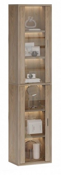 Шкаф-витрина Домино СУ(ш1в2)+2ФС в Камышлове - kamyshlov.mebel24.online | фото 2