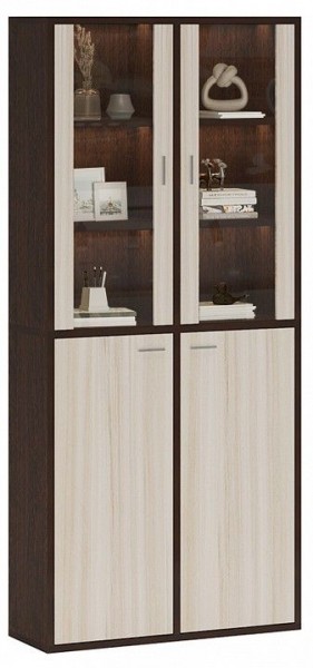 Шкаф-витрина Домино СУ(ш2в2)+2ФС+2ФГ в Камышлове - kamyshlov.mebel24.online | фото 2