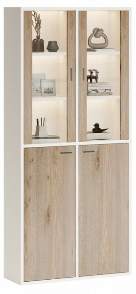 Шкаф-витрина Домино СУ(ш2в2)+2ФС+2ФГ в Камышлове - kamyshlov.mebel24.online | фото 3